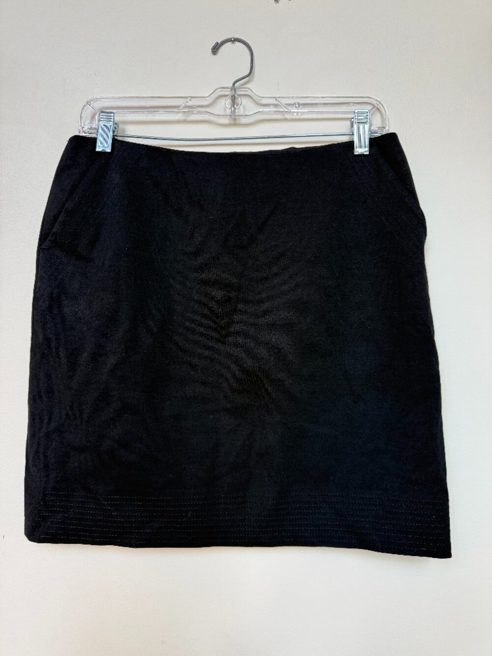 INC International Concepts Black Pencil Skirt Size 6 Stretch